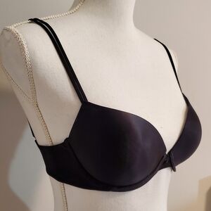 Victoria's Secret Convertible Black Lined Demi Bra - 34C